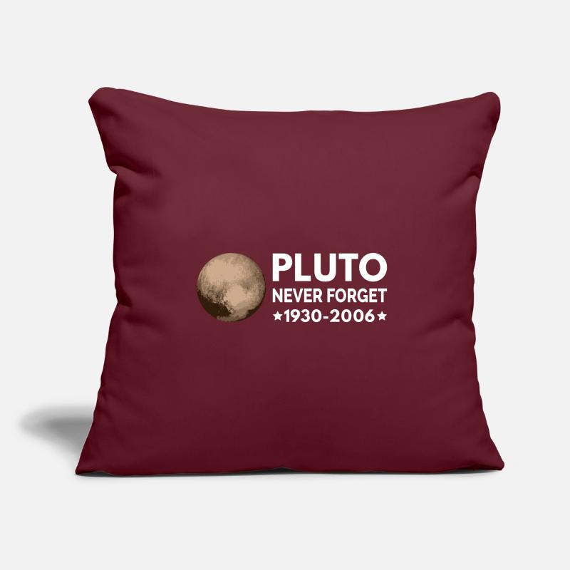 Never Forget Pluto I Sofa pillowcase 17,3'' x 17,3'' (45 x 45 cm)