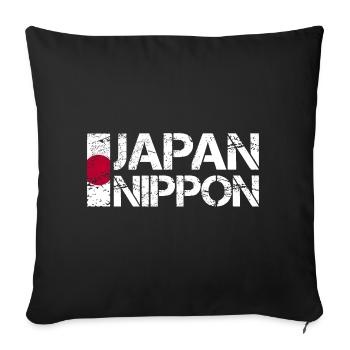 Japan - Sofakissenbezug 45 x 45 cm - Schwarz - Vorne