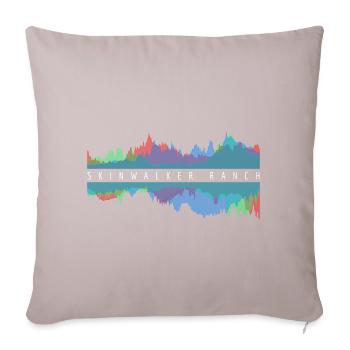 Skinwalker Ranch - Upside Down Spectral Topography - Sofa pillowcase 17,3'' x 17,3'' (45 x 45 cm) - light taupe - Front