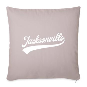 Jacksonville Florida - Sofakissenbezug 45 x 45 cm - helles Taupe - Vorne
