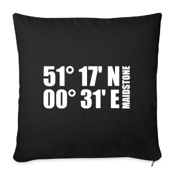 Maidstone Coordinates - Sofa pillowcase 17,3'' x 17,3'' (45 x 45 cm) - black - Front