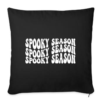Spooky Season - Sofa pillowcase 17,3'' x 17,3'' (45 x 45 cm) - black - Front