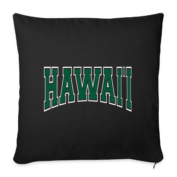 Hawaii - Sofa pillowcase 17,3'' x 17,3'' (45 x 45 cm) - black - Front