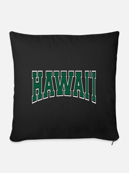 Hawaii - Sofakissenbezug 45 x 45 cm - Schwarz