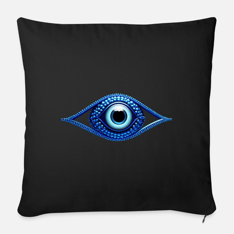 Nazar Blick - Sofakissenbezug 45 x 45 cm - Schwarz