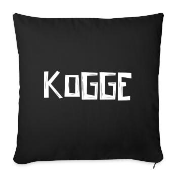 Dent - Housse de coussin décorative 45 x 45 cm - noir - Devant