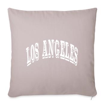 Los Angeles - Housse de coussin décorative 45 x 45 cm - taupe clair - Devant