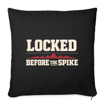 Mortgage Brokers, Loan Officers, - Sofa pillowcase 17,3'' x 17,3'' (45 x 45 cm) - black - Front