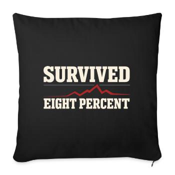 Mortgage Brokers, Loan Officers, - Sofa pillowcase 17,3'' x 17,3'' (45 x 45 cm) - black - Front