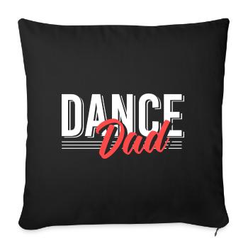 Dance Dad Dancer Daddy - Sofa pillowcase 17,3'' x 17,3'' (45 x 45 cm) - black - Front