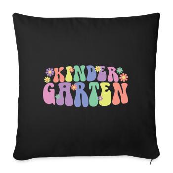 Cute Kindergarten Cool Pre-K Teacher & Pupils Gift - Sofa pillowcase 17,3'' x 17,3'' (45 x 45 cm) - black - Front