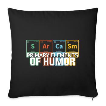 T-shirt Smart Mathematics de l’Université des Sciences - Housse de coussin décorative 45 x 45 cm - noir - Devant
