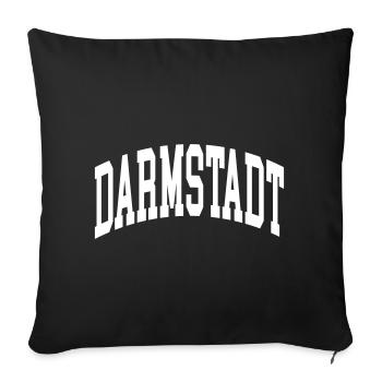 Darmstadt - Sofakissenbezug 45 x 45 cm - Schwarz - Vorne