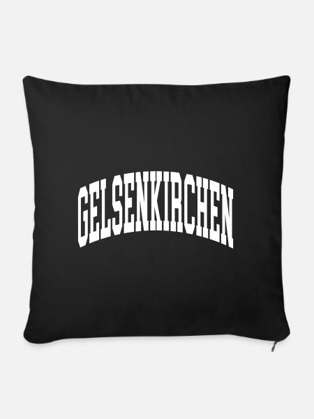 Gelsenkirchen - Sofakissenbezug 45 x 45 cm - Schwarz