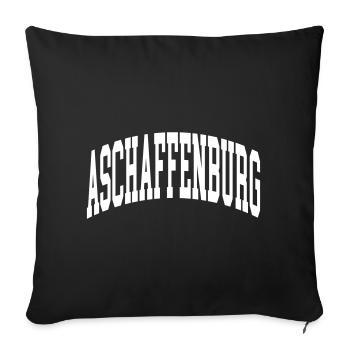 Aschaffenburg - Housse de coussin décorative 45 x 45 cm - noir - Devant