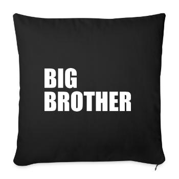 Big brother - Housse de coussin décorative 45 x 45 cm - noir - Devant