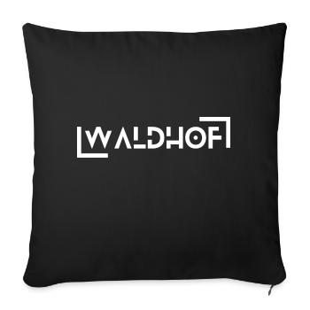 Waldhof - Sofa pillowcase 17,3'' x 17,3'' (45 x 45 cm) - black - Front