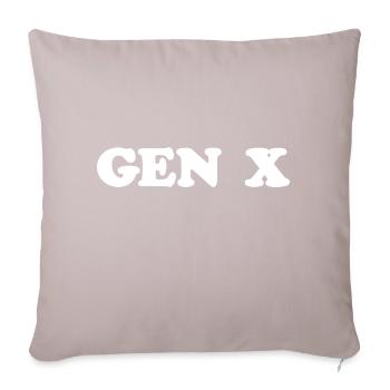 Gen X FAFO Generation X - Sofa pillowcase 17,3'' x 17,3'' (45 x 45 cm) - light taupe - Front
