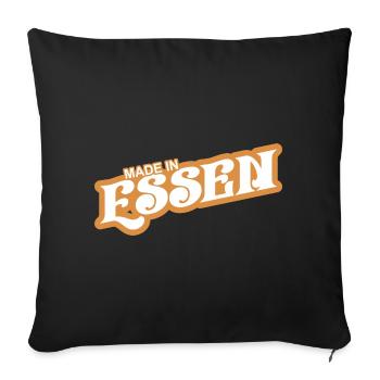Essen - because it's your city! - Sofa pillowcase 17,3'' x 17,3'' (45 x 45 cm) - black - Front