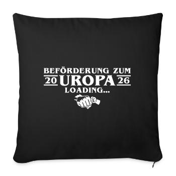 Annonce de la grossesse - Arrière-grand-père en devenir 2026 - Housse de coussin décorative 45 x 45 cm - noir - Devant