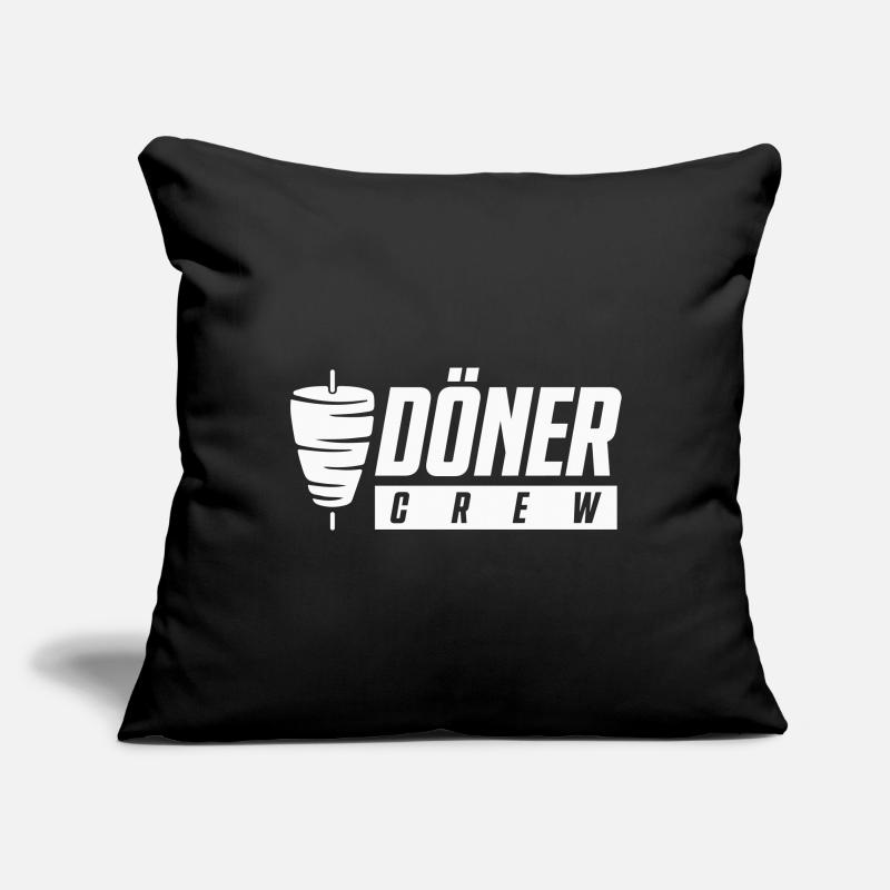 L’équipe Döner Housse de coussin décorative 45 x 45 cm