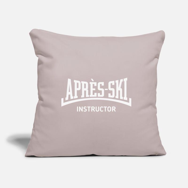 Moniteur Après-Ski (Concave / Après Ski / B) Housse de coussin décorative 45 x 45 cm