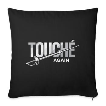 Fencing Fencing Fencing Athlete Fencing Club Sports - Sofa pillowcase 17,3'' x 17,3'' (45 x 45 cm) - black - Front