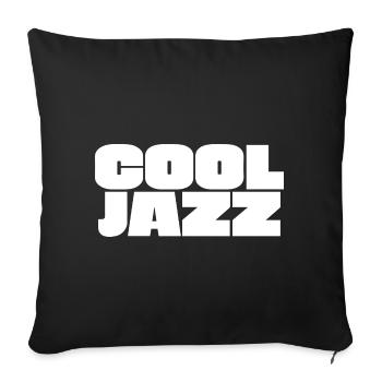Cool Jazz - Sofakissenbezug 45 x 45 cm - Schwarz - Vorne