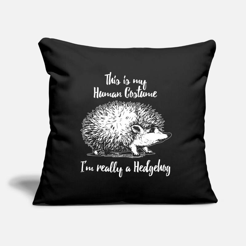 Igel Tier Stachel Herbst Geschenk Sofakissenbezug 45 x 45 cm