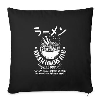 ramen noodle t shirt Vintage - Sofakissenbezug 45 x 45 cm - Schwarz - Vorne