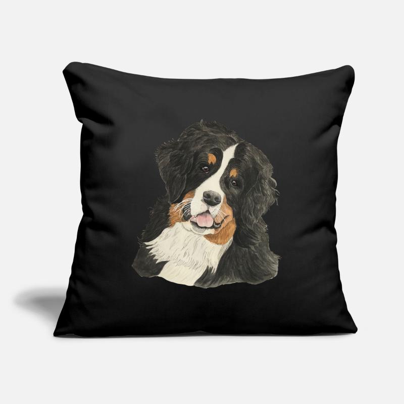 Bernese Mountain Dog Sofa pillowcase 17,3'' x 17,3'' (45 x 45 cm)