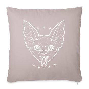 Night creature print - Sofa pillowcase 17,3'' x 17,3'' (45 x 45 cm) - light taupe - Front
