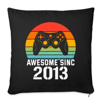 Cadeau Anniversaire 2013 Pour Tous les Gamers 2013 - Housse de coussin décorative 45 x 45 cm - noir - Devant