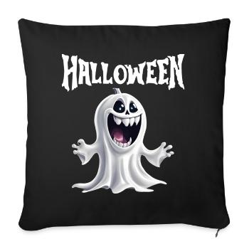 Halloween, Ghost, Celebrate Halloween - Sofa pillowcase 17,3'' x 17,3'' (45 x 45 cm) - black - Front
