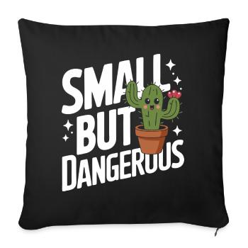 Cactus Cacti Desert Plant - Sofa pillowcase 17,3'' x 17,3'' (45 x 45 cm) - black - Front