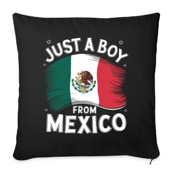 Mexico Mexico Mexican Spanish - Sofa pillowcase 17,3'' x 17,3'' (45 x 45 cm) - black - Front