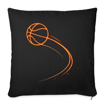 Basketball Basketball Player Gift Idea Baller Bball - Sofa pillowcase 17,3'' x 17,3'' (45 x 45 cm) - black - Front