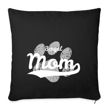 Bengal Mom - Sofakissenbezug 45 x 45 cm - Schwarz - Vorne