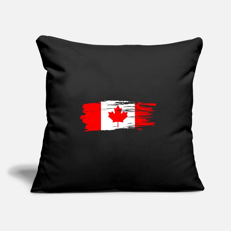 Drapeau du canada Housse de coussin décorative 45 x 45 cm