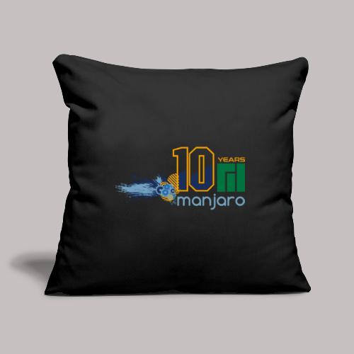 Manjaro 10 years splash colors - Sofa pillowcase 17,3'' x 17,3'' (45 x 45 cm)
