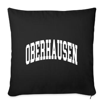 Oberhausen - Sofakissenbezug 45 x 45 cm - Schwarz - Vorne