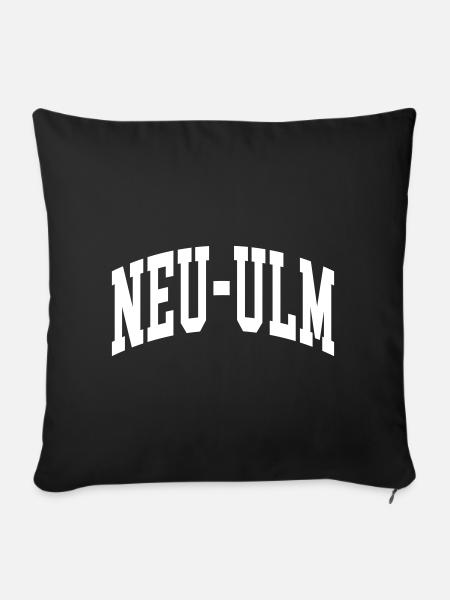 Neu-Ulm - Sofakissenbezug 45 x 45 cm - Schwarz