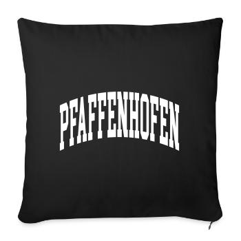 Pfaffenhofen - Sofakissenbezug 45 x 45 cm - Schwarz - Vorne