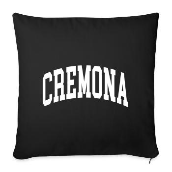 Crémone - Housse de coussin décorative 45 x 45 cm - noir - Devant