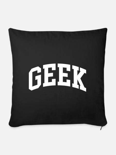 Geek - Sofakissenbezug 45 x 45 cm - Schwarz