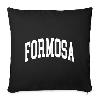 Formosa - Housse de coussin décorative 45 x 45 cm - noir - Devant