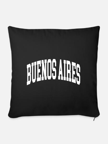 Buenos Aires - Sofakissenbezug 45 x 45 cm - Schwarz