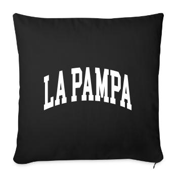 La Pampa - Sofa pillowcase 17,3'' x 17,3'' (45 x 45 cm) - black - Front