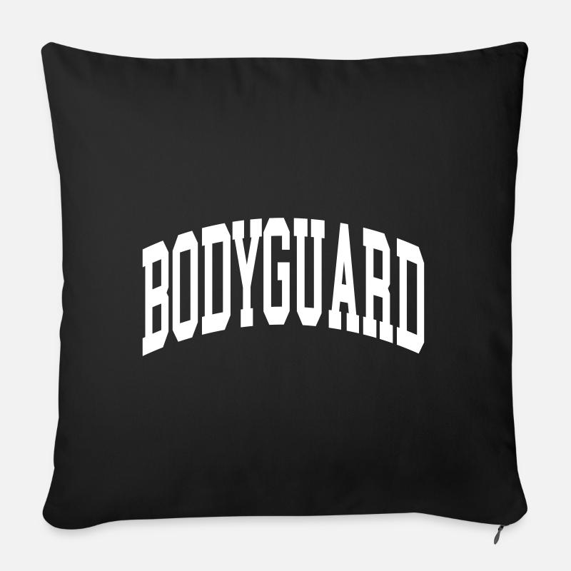 Bodyguard - Sofakissenbezug 45 x 45 cm - Schwarz