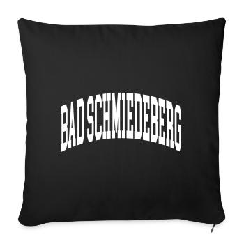 Mauvais Schmiedeberg - Housse de coussin décorative 45 x 45 cm - noir - Devant
